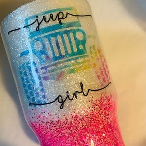 20oz Jeep Girl Custom Tumbler